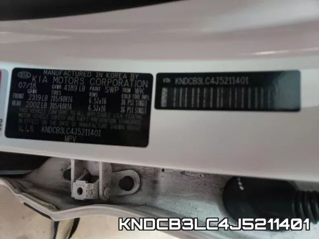 KNDCB3LC4J5211401 фото 2