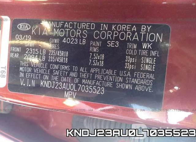 KNDJ23AU0L7035523 фото 10