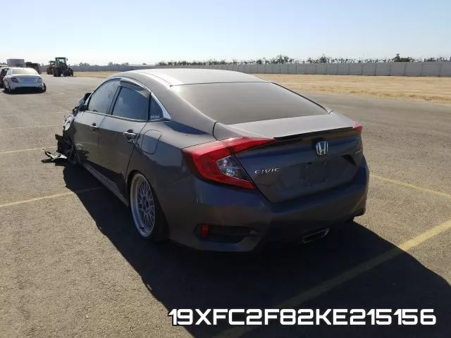 19XFC2F82KE215156 фото 4
