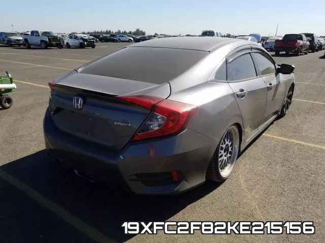 19XFC2F82KE215156 фото 5