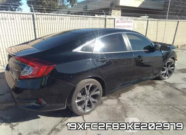 19XFC2F83KE202979 фото 5