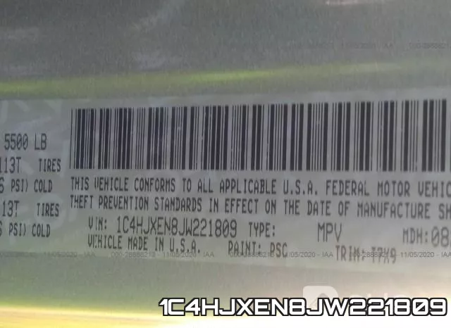 1C4HJXEN8JW221809 фото 10