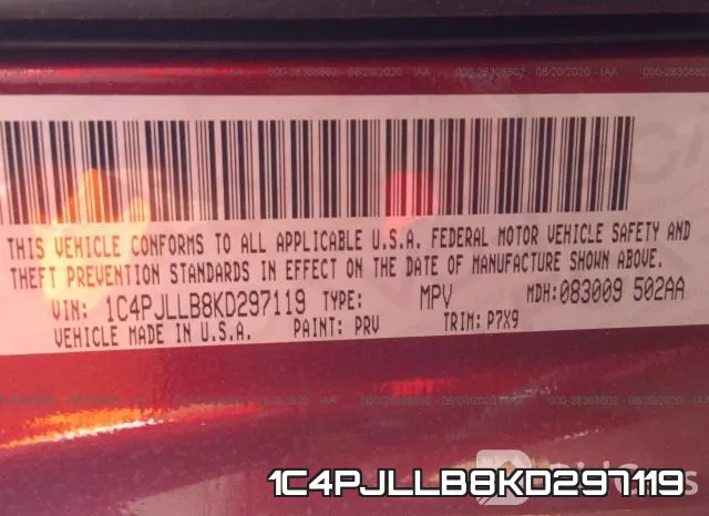 1C4PJLLB8KD297119 фото 9