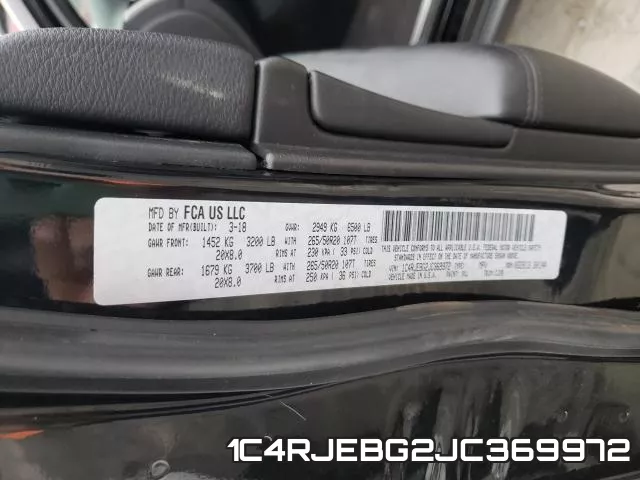1C4RJEBG2JC369972 фото 2
