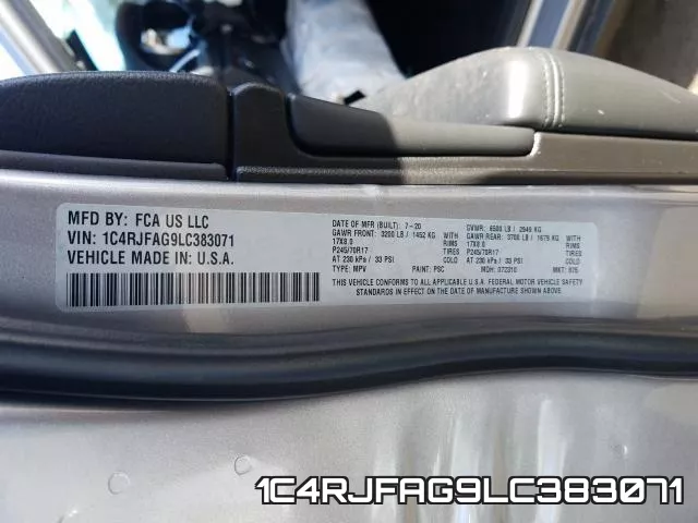 1C4RJFAG9LC383071 фото 2