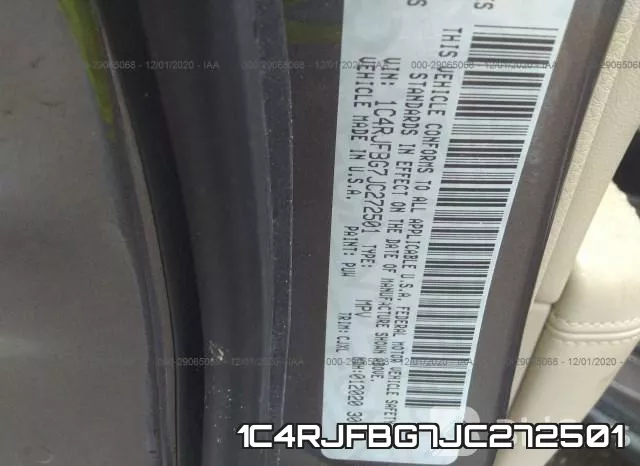 1C4RJFBG7JC272501 фото 10