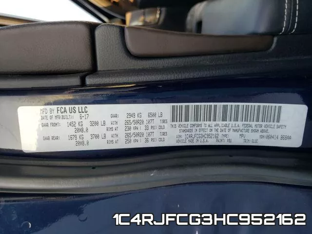 1C4RJFCG3HC952162 фото 2