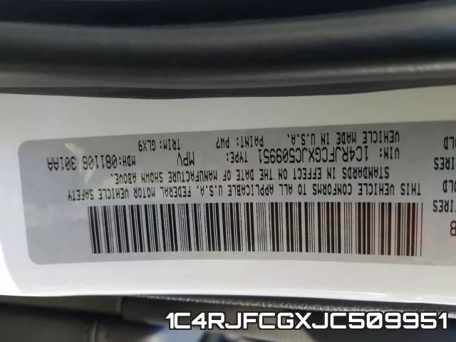 1C4RJFCGXJC509951 фото 2