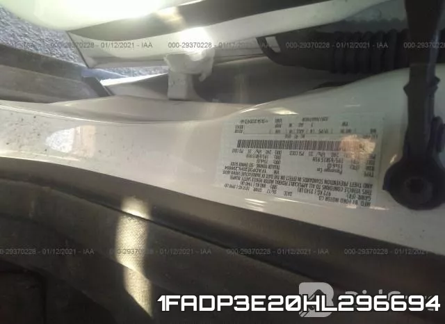 1FADP3E20HL296694 фото 9