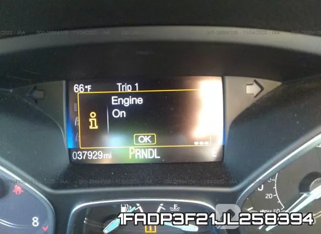 1FADP3F21JL258394 фото 8