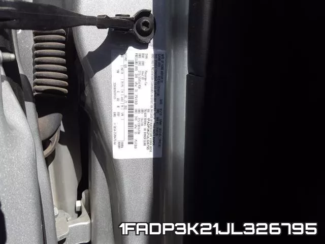 1FADP3K21JL326795 фото 2