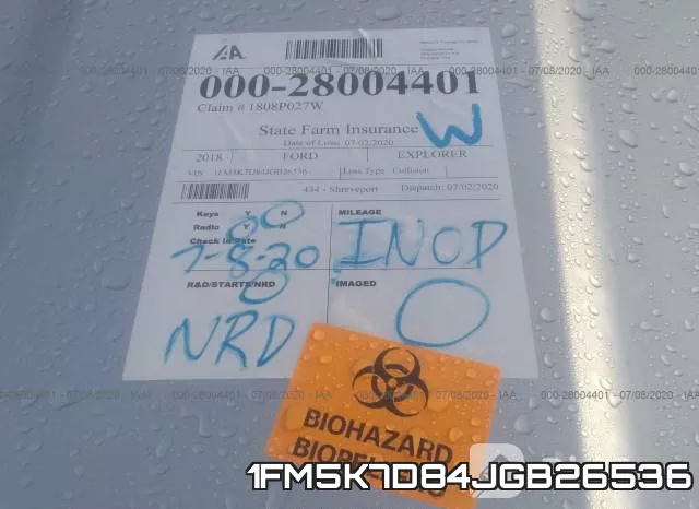1FM5K7D84JGB26536 фото 6