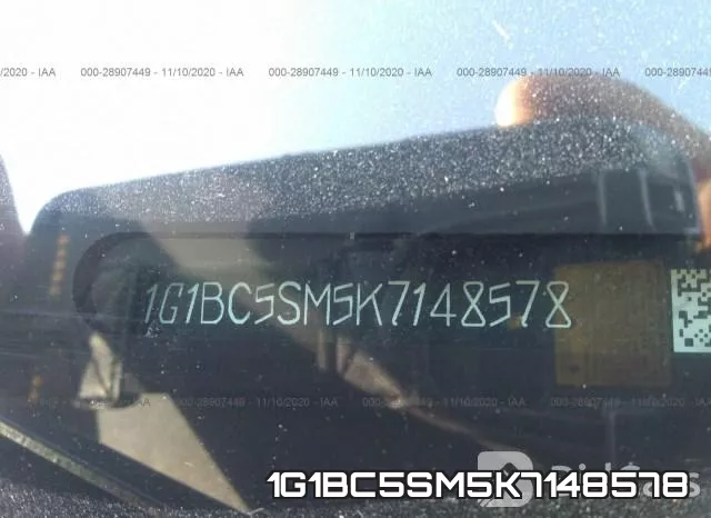 1G1BC5SM5K7148578 фото 8