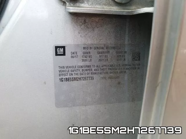 1G1BE5SM2H7267739 фото 2