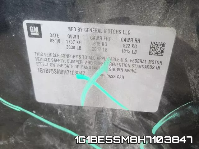 1G1BE5SM8H7103847 фото 2