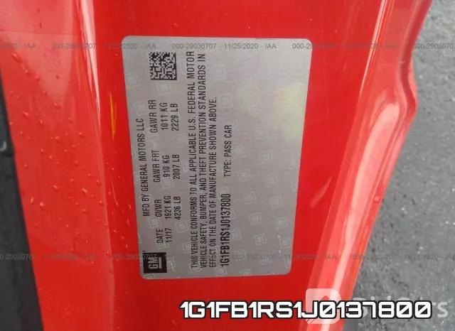 1G1FB1RS1J0137800 фото 10