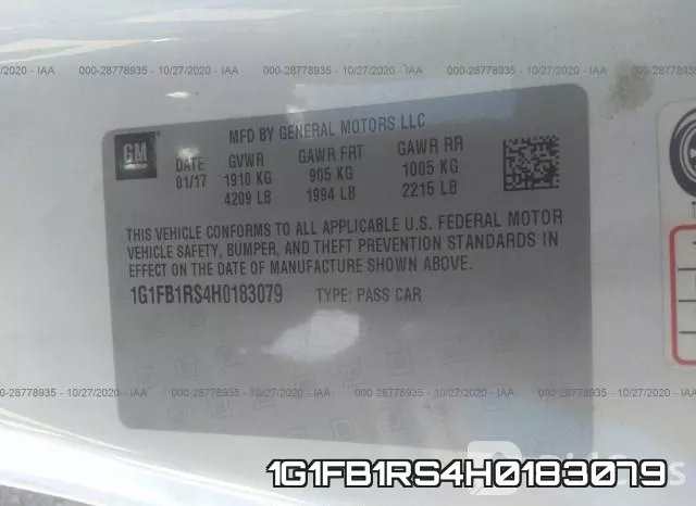 1G1FB1RS4H0183079 фото 9