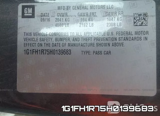 1G1FH1R75H0139683 фото 9