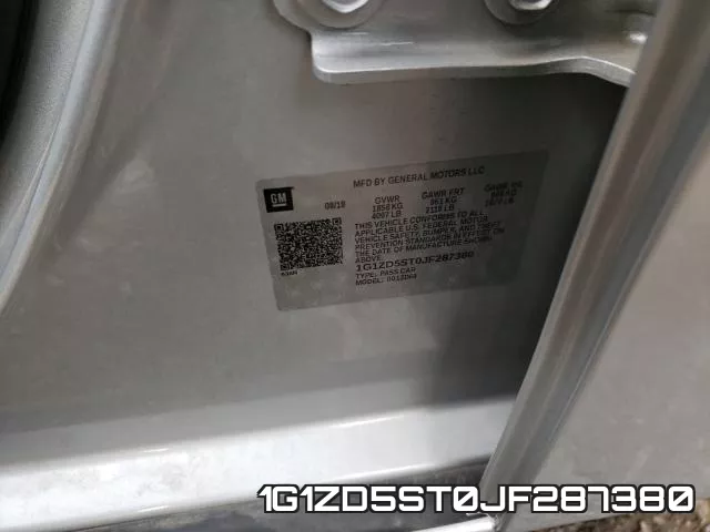 1G1ZD5ST0JF287380 фото 2