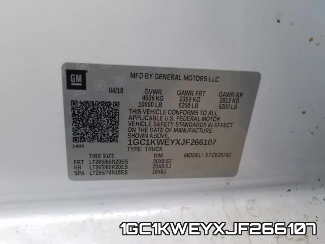 1GC1KWEYXJF266107 фото 2