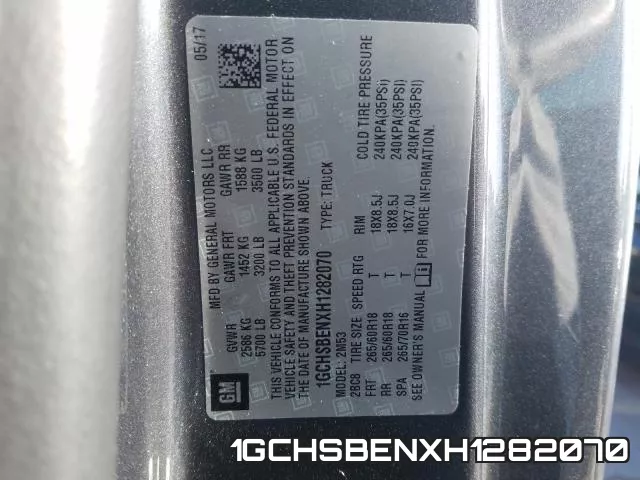 1GCHSBENXH1282070 фото 2