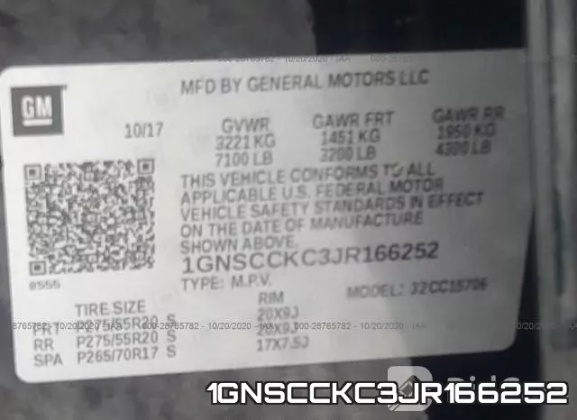 1GNSCCKC3JR166252 фото 10