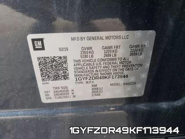 1GYFZDR49KF173944 фото 2