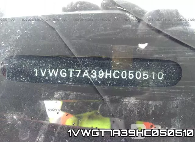 1VWGT7A39HC050510 фото 10