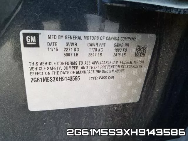 2G61M5S3XH9143586 фото 2