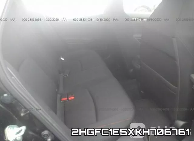 2HGFC1E5XKH706761 фото 8