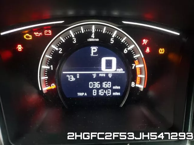 2HGFC2F53JH547293 фото 8