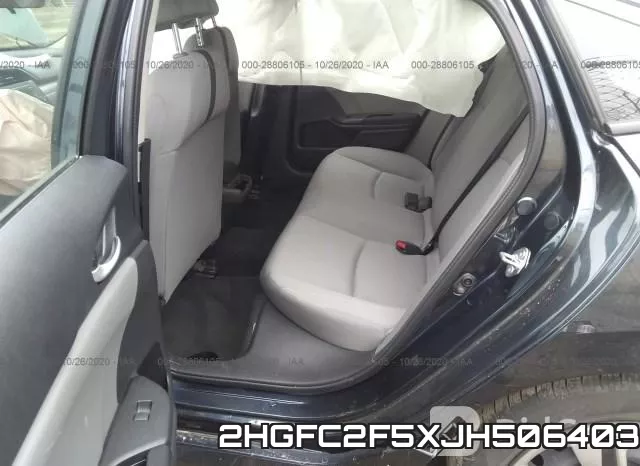 2HGFC2F5XJH506403 фото 8