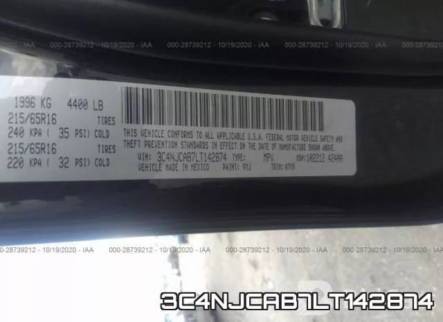 3C4NJCAB7LT142874 фото 10