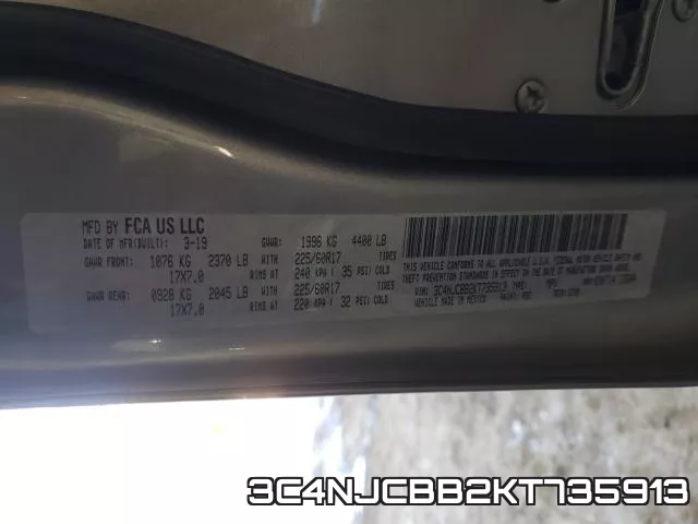 3C4NJCBB2KT735913 фото 2