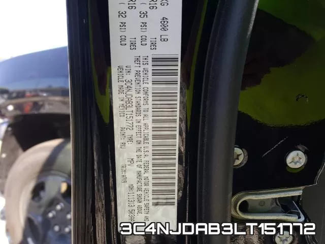 3C4NJDAB3LT151772 фото 2