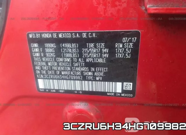 3CZRU6H34HG709982 фото 10