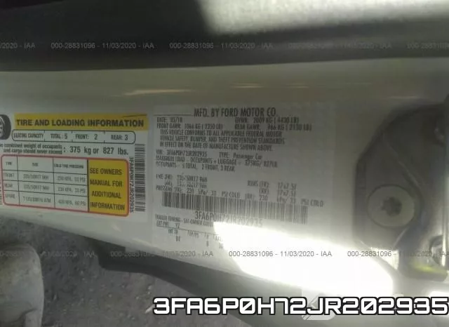 3FA6P0H72JR202935 фото 10