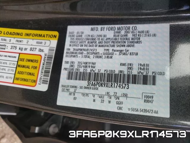 3FA6P0K9XLR174573 фото 2