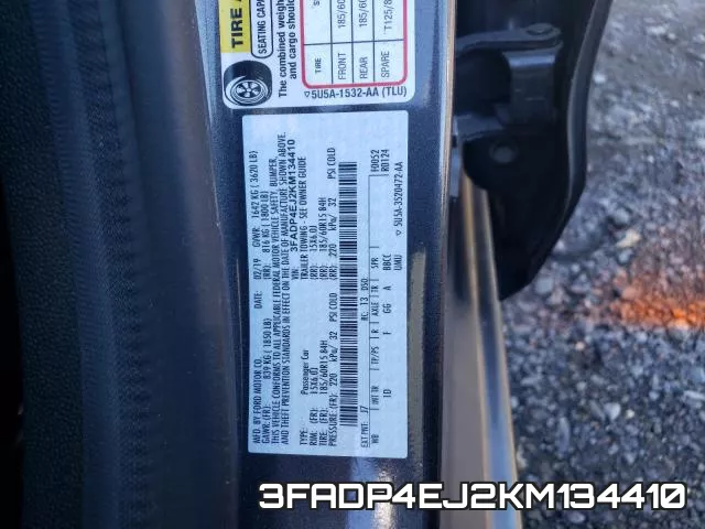 3FADP4EJ2KM134410 фото 2