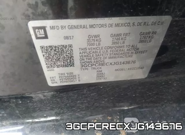 3GCPCRECXJG143676 фото 8
