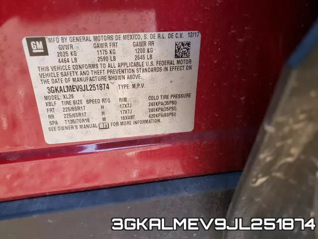 3GKALMEV9JL251874 фото 2