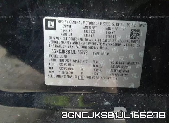 3GNCJKSB1JL165278 фото 9