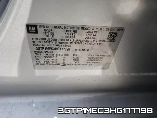 3GTP1MEC3HG177798 фото 2