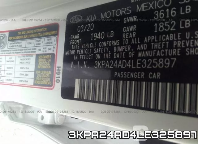 3KPA24AD4LE325897 фото 10