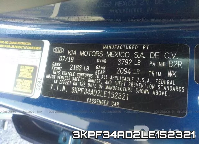 3KPF34AD2LE152321 фото 10
