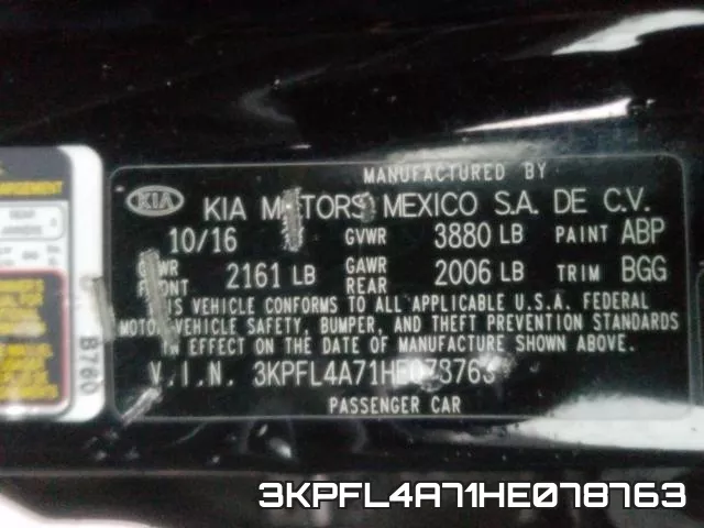 3KPFL4A71HE078763 фото 2