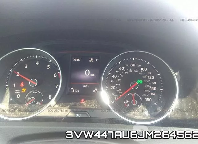 3VW447AU6JM264562 фото 8