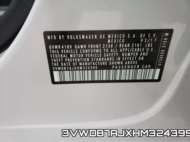 3VWDB7AJXHM324395 фото 2