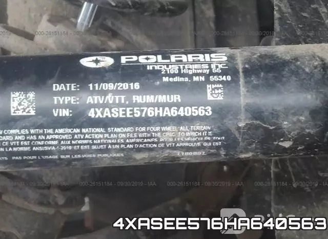 4XASEE576HA640563 фото 2