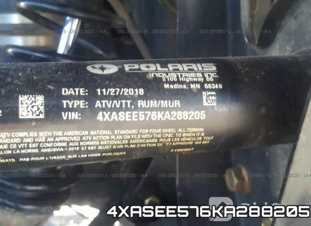 4XASEE576KA288205 фото 2